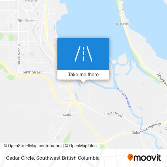 Cedar Circle map