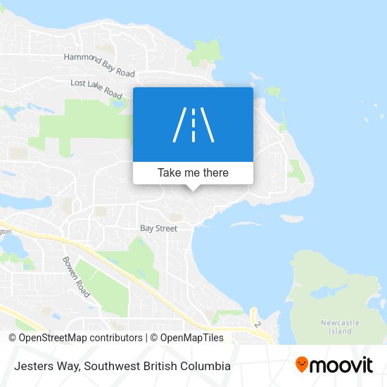 Jesters Way map