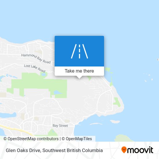 Glen Oaks Drive map