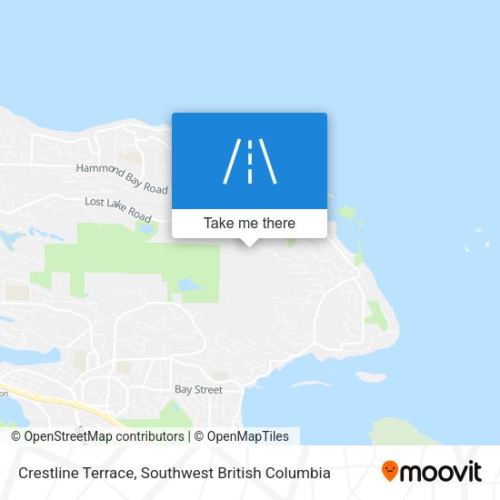 Crestline Terrace map