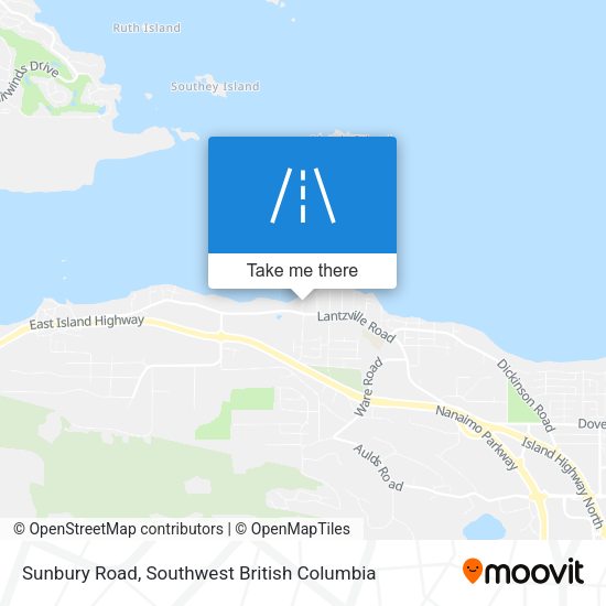 Sunbury Road map