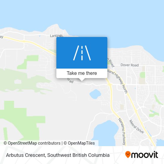 Arbutus Crescent map