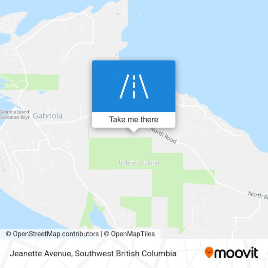 Jeanette Avenue map