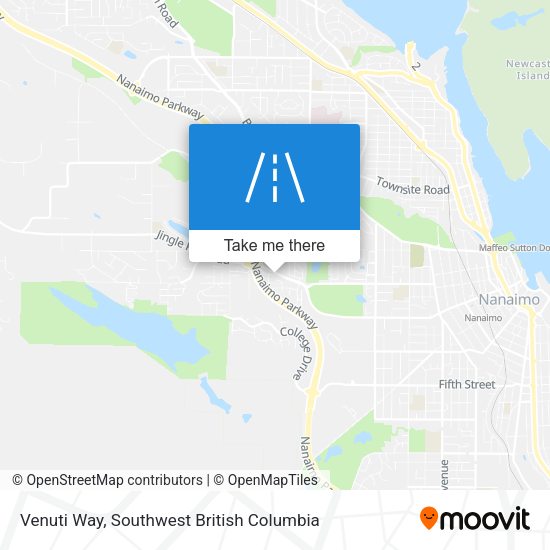 Venuti Way map
