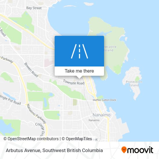 Arbutus Avenue map