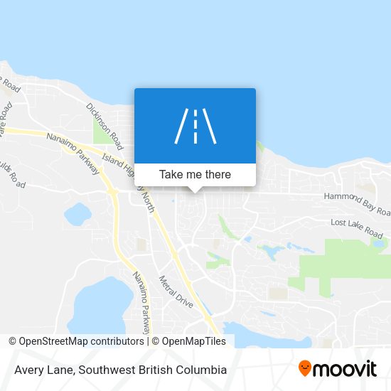 Avery Lane map