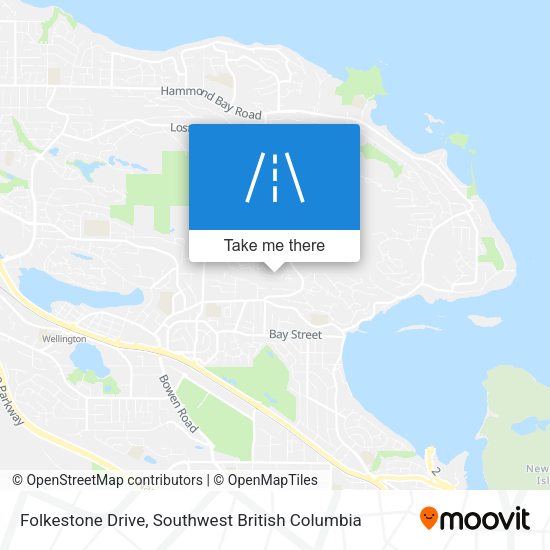Folkestone Drive map