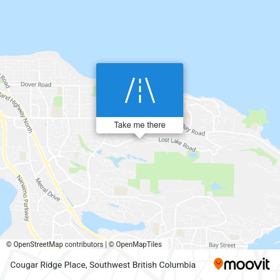 Cougar Ridge Place map