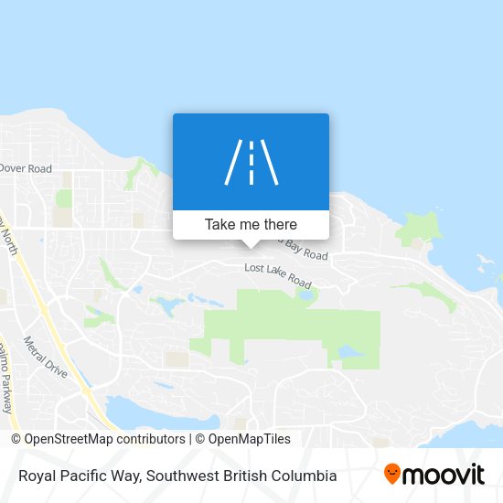 Royal Pacific Way map
