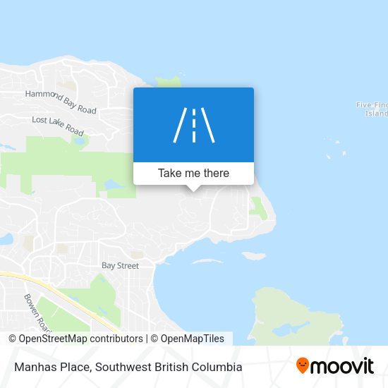 Manhas Place map