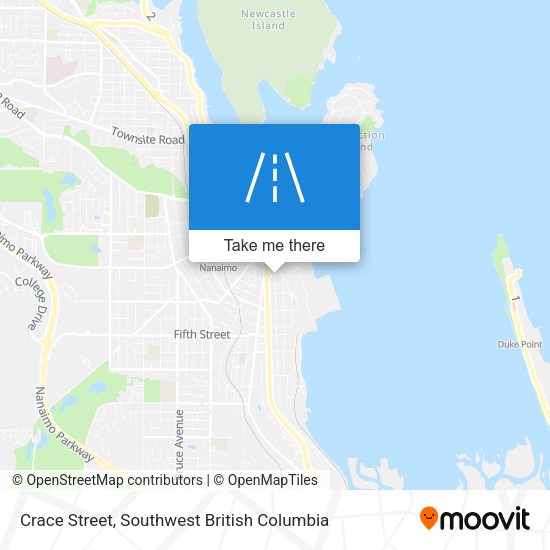 Crace Street map