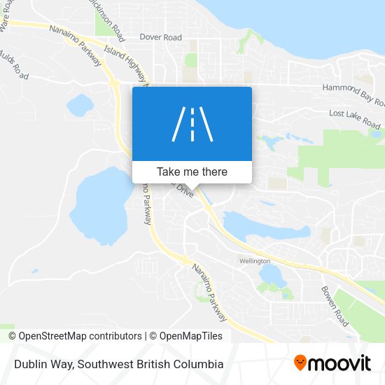 Dublin Way map