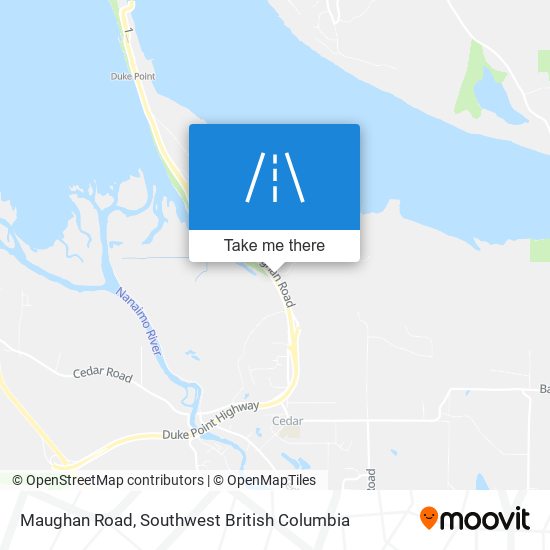 Maughan Road map