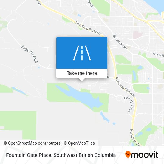 Fountain Gate Place map