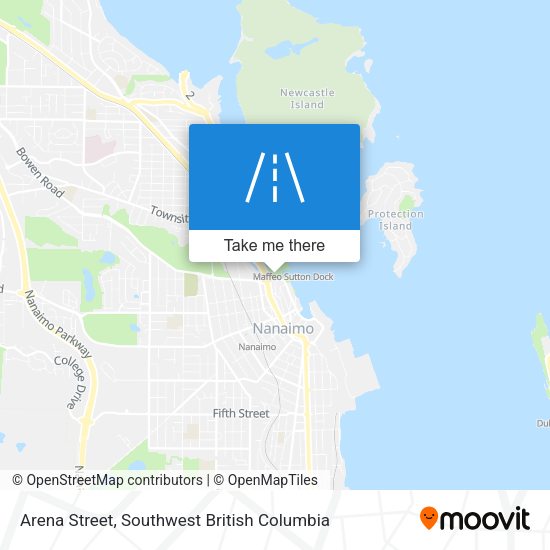 Arena Street map