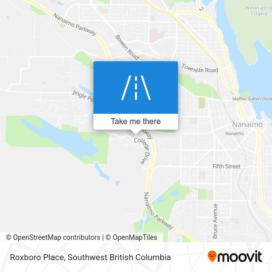Roxboro Place map
