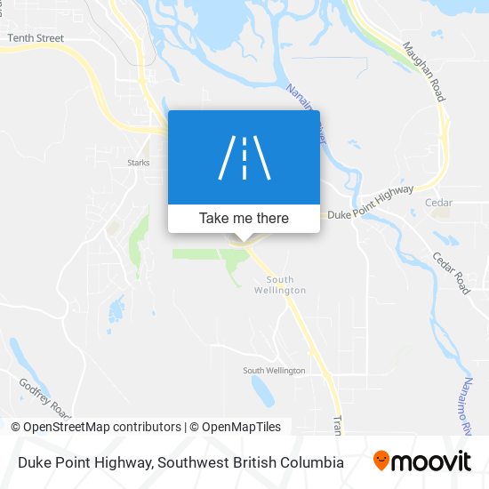 Duke Point Highway map