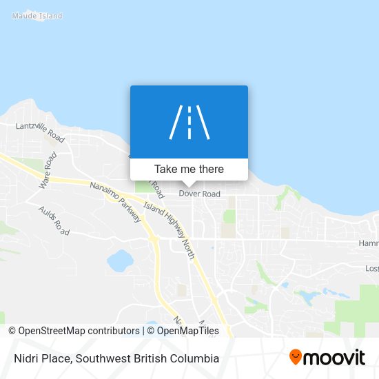 Nidri Place map