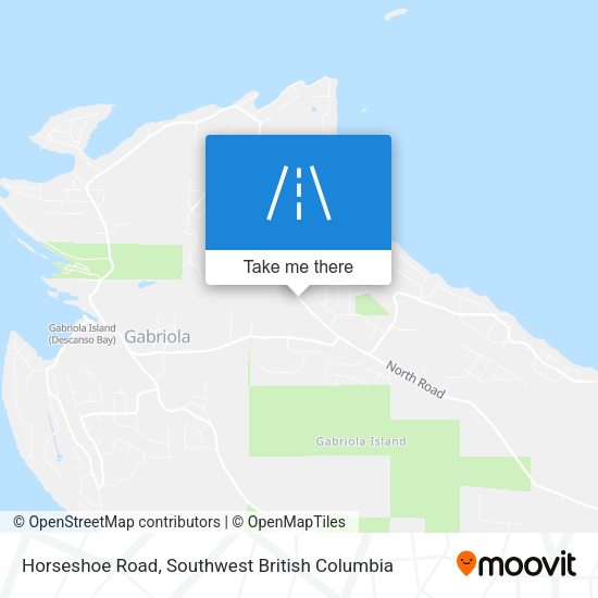 Horseshoe Road map
