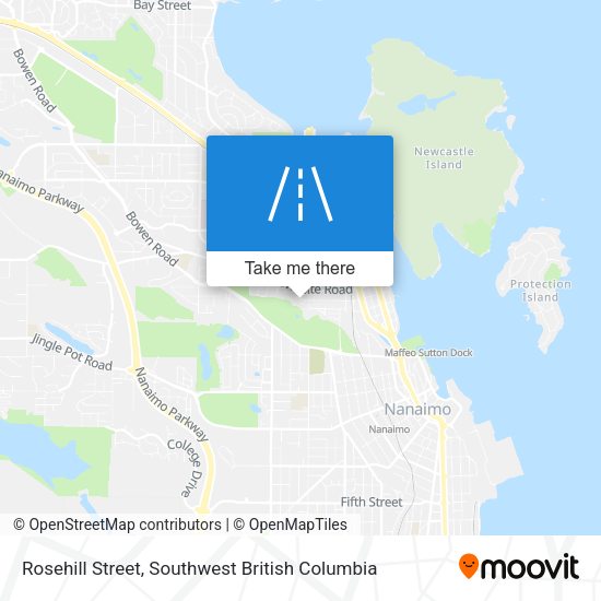 Rosehill Street map