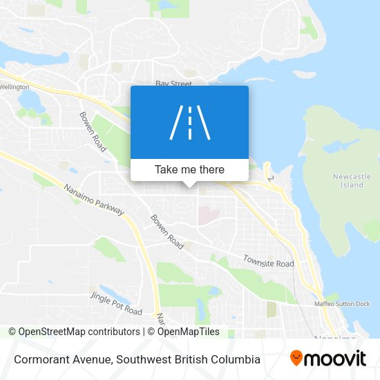 Cormorant Avenue map