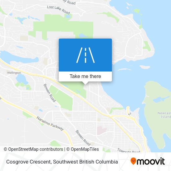 Cosgrove Crescent map