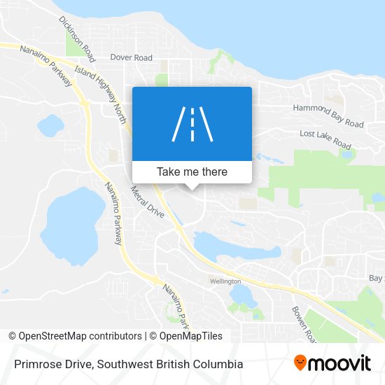 Primrose Drive map