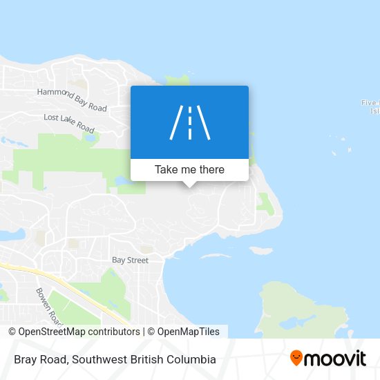 Bray Road map