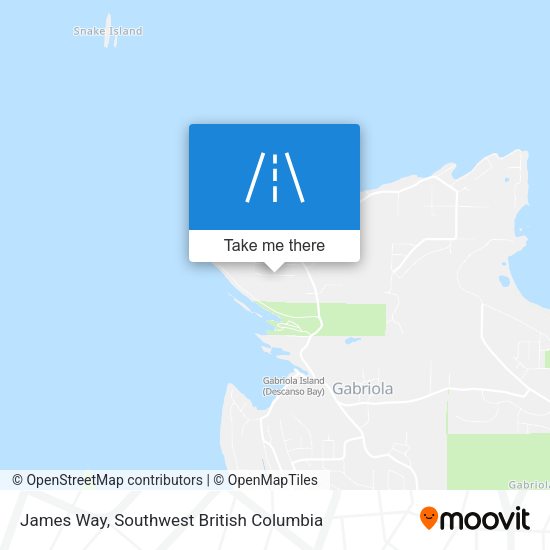 James Way map