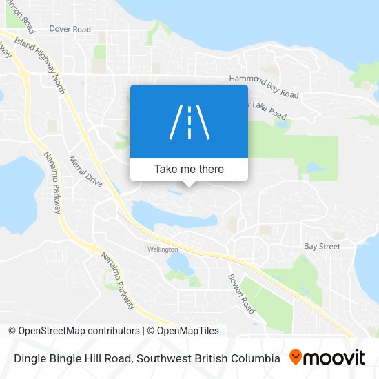 Dingle Bingle Hill Road map