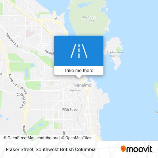 Fraser Street map