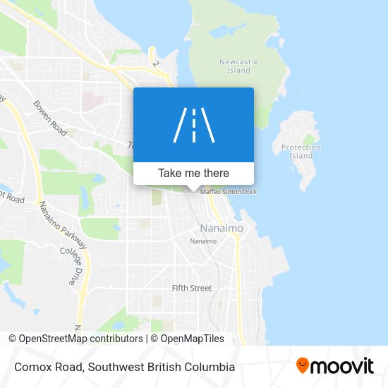Comox Road map