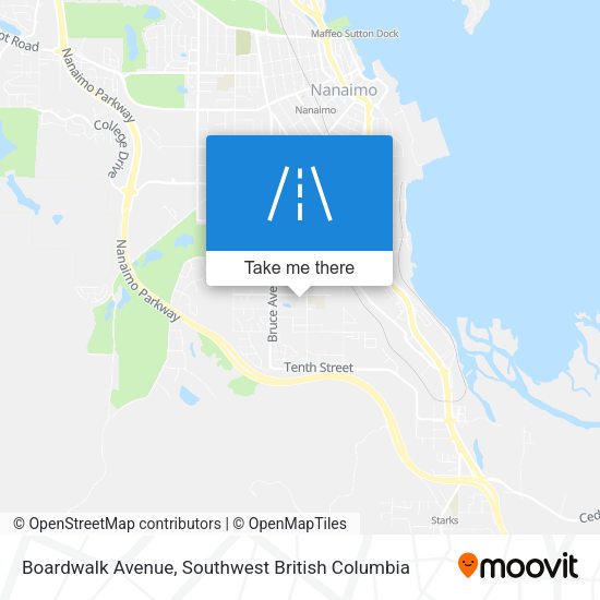 Boardwalk Avenue map