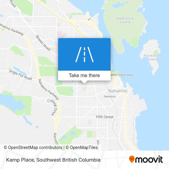 Kamp Place map
