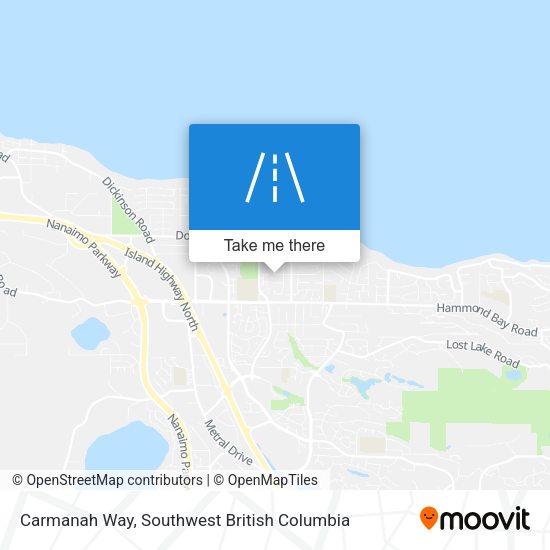 Carmanah Way map