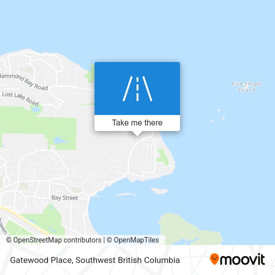 Gatewood Place map