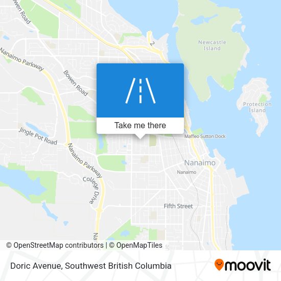 Doric Avenue map