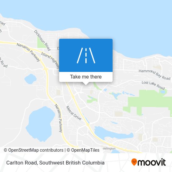 Carlton Road map
