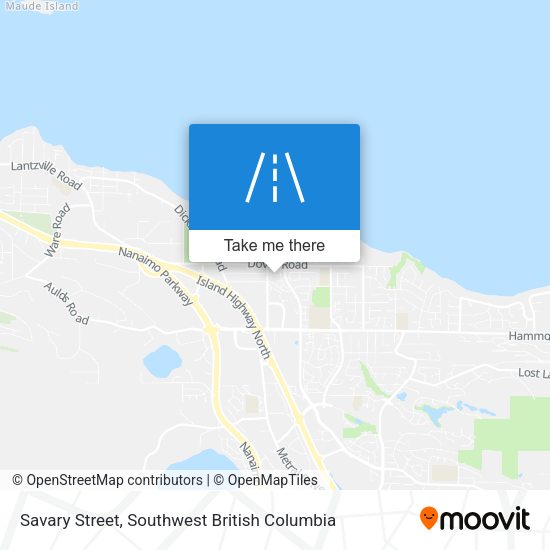 Savary Street map