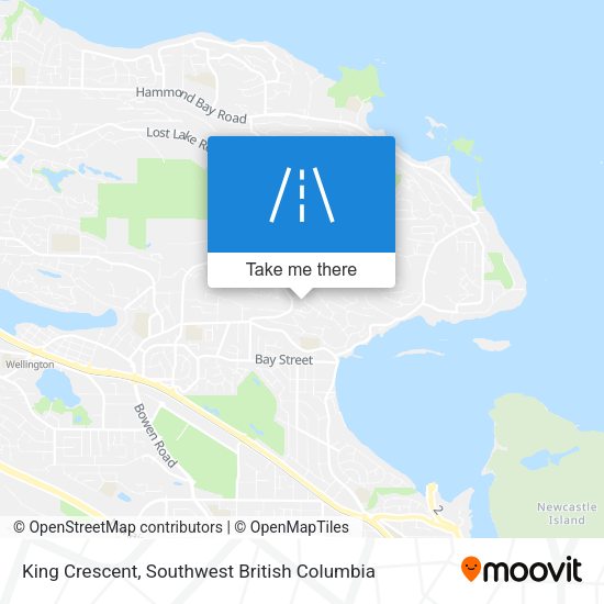 King Crescent map