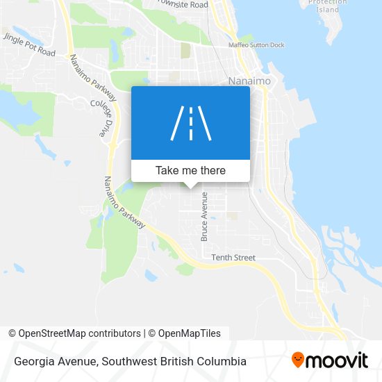 Georgia Avenue map