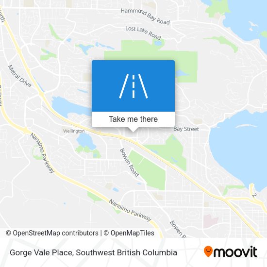 Gorge Vale Place map