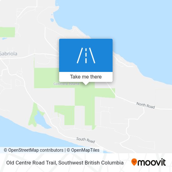 Old Centre Road Trail map