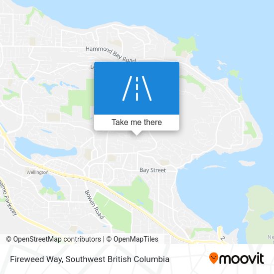 Fireweed Way map