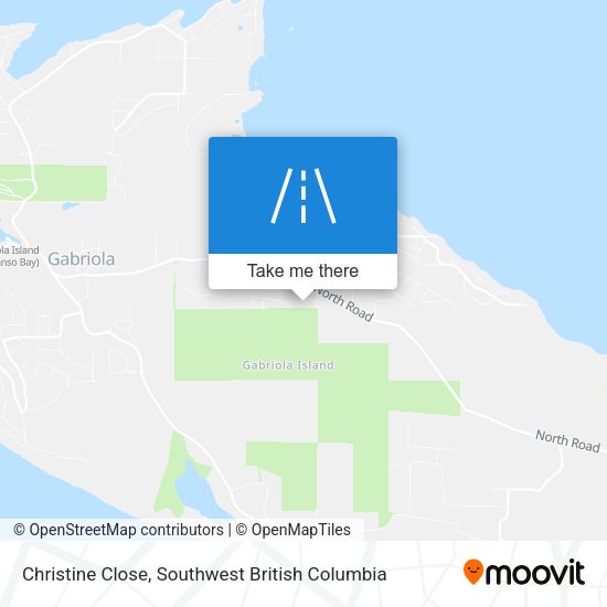 Christine Close map