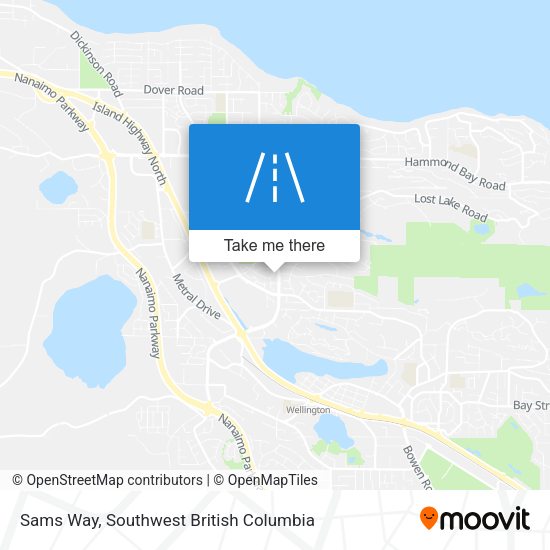 Sams Way map