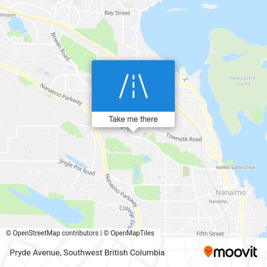 Pryde Avenue map