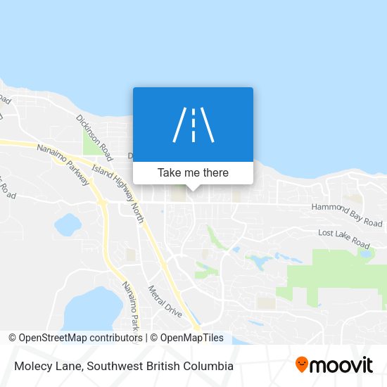 Molecy Lane map