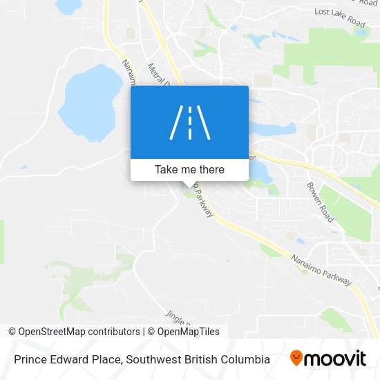 Prince Edward Place map