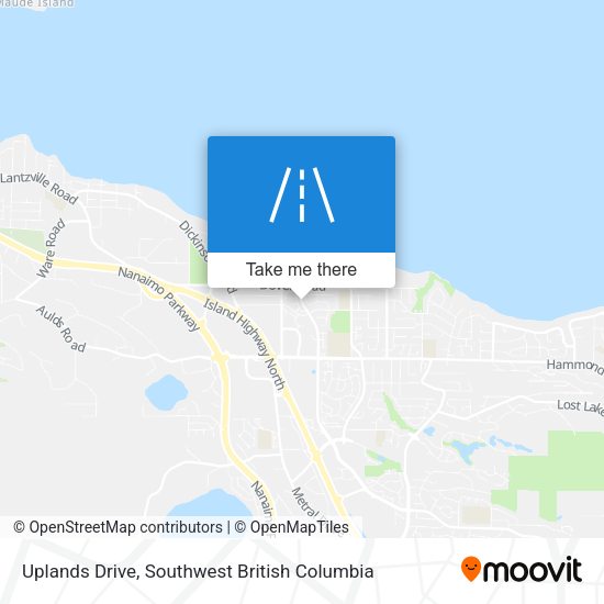 Uplands Drive map